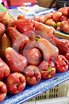 Close up thai rose apple