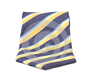 Close up of Tie a colorful striped