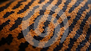 Close-up of a tiger moth wing texture pattern