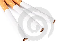 Close-up Tobacco Cigarettes Background or texture
