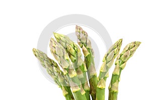 Close-up of top asparaguses.