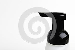 Top Cap Of Black & White Foam Hand Soap Dispenser