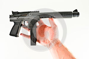 Close-up of toy gun