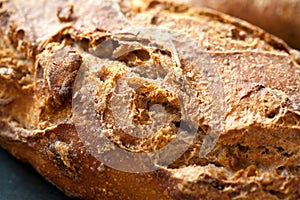 Close up of traditional bread.