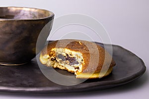 Close up Traditional Japanese Dessert, Dorayaki