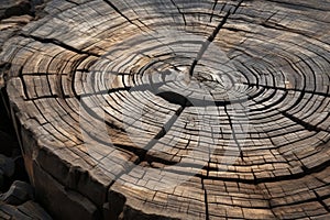 a close up of a tree stump that has been cut down