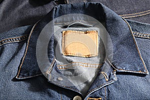 Close up of Truckers Denim Jacket Collar