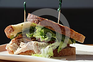 Turkey Sandwich at Panera Bread restaurant photo