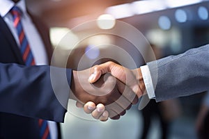 A Close Up Of Two People Shaking Hands