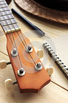 Closeup ukulele