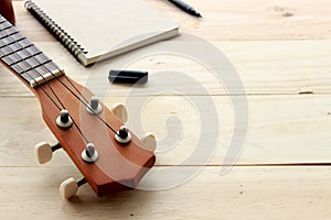 Closeup ukulele
