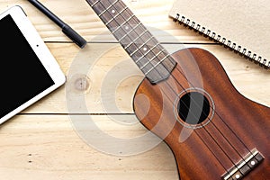Closeup ukulele