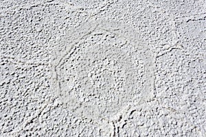 Close up of uyuni saltflat texture