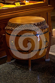 Close-up of various traditional Chinese vocal instruments