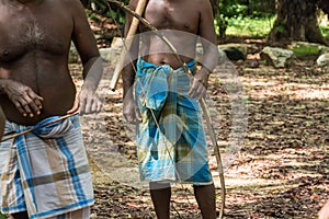 Close up of Vedda people