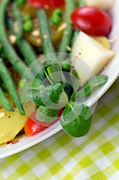 Close up of Vegan Food