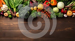 close-up of vegetables, lots of vegetables on the table, vegetables in a restaurant, fresh vegetables on wooden table