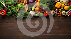 close-up of vegetables, lots of vegetables on the table, vegetables in a restaurant, fresh vegetables on wooden table