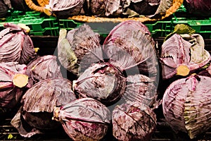 Close up of vegetables on market stand