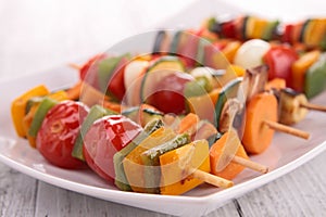 Vegetable kebab