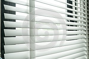 close up vertical blinds