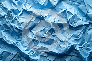 Close Up of Very Large Blue Paper