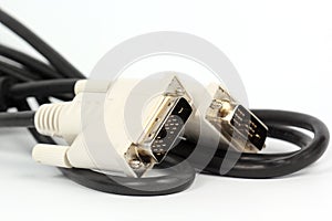 Close up VGA cable for monitor