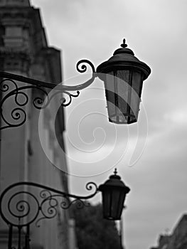 Close-up of Victorian Street Lamp