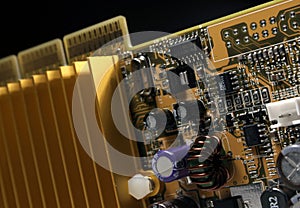 Close-up of the videocard II