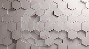 Abstract Hexagonal Geometric Pattern Background with Subtle Lighting texture