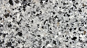 Close Up View Of Black And White Granite Stone Texture