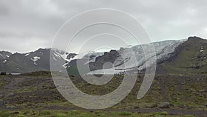 Close-up view of the blue ice on the jokulsarlon glacier in Iceland