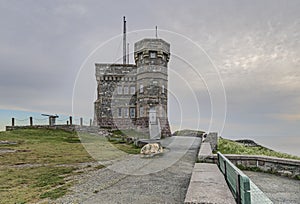 Close-Up View of Cabot Tower on Signal Hill