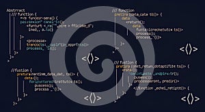 A close-up view of a computer screen displaying lines of code
