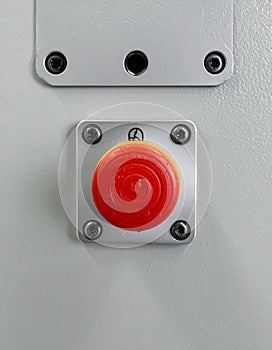 Industrial Red Emergency Stop Push Button
