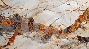 Close-up View Of Dark Gold And Orange Marble: A Stunning Visual Display photo