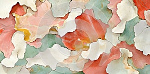 A close-up view of the detailed texture of cracked eucalyptus globulus tree bark