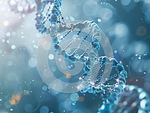 close up view of dna medical science concept background photo