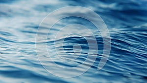 Close-up view of flickering ocean waves in slow motion, seamless loop background