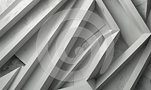close-up view geometric pattern composed intersecting lines and angles, creating sense depth and complexity.
