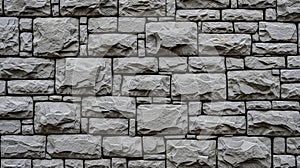 Gray Rough Stone Wall Texture Background