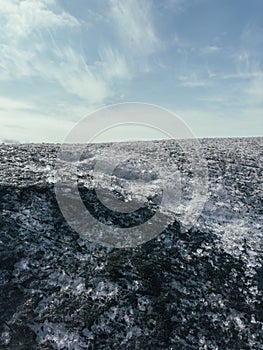 Frozen Tapestry: The Intricate Artistry of Glacial Ice photo