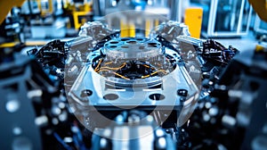 Advanced robotics in high tech manufacturing facility