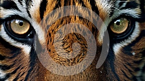Close-up of tiger face