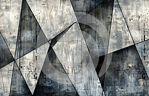 Geometric Metal Wall Panel Design With Reflective Surface
