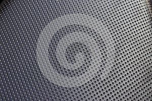 Close-up view of a Motorcycle leather seat texture