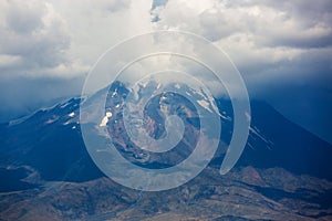 A close up view of Mount Ararat