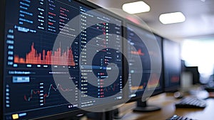 Financial Data Analysis on Multiple Monitors