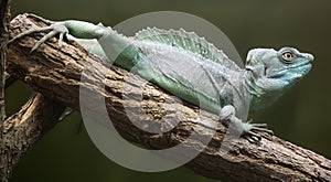Close-up view of a Plumed basilisk photo