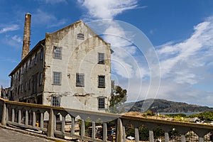 Close Up View of The Power House on Alcatraz Island